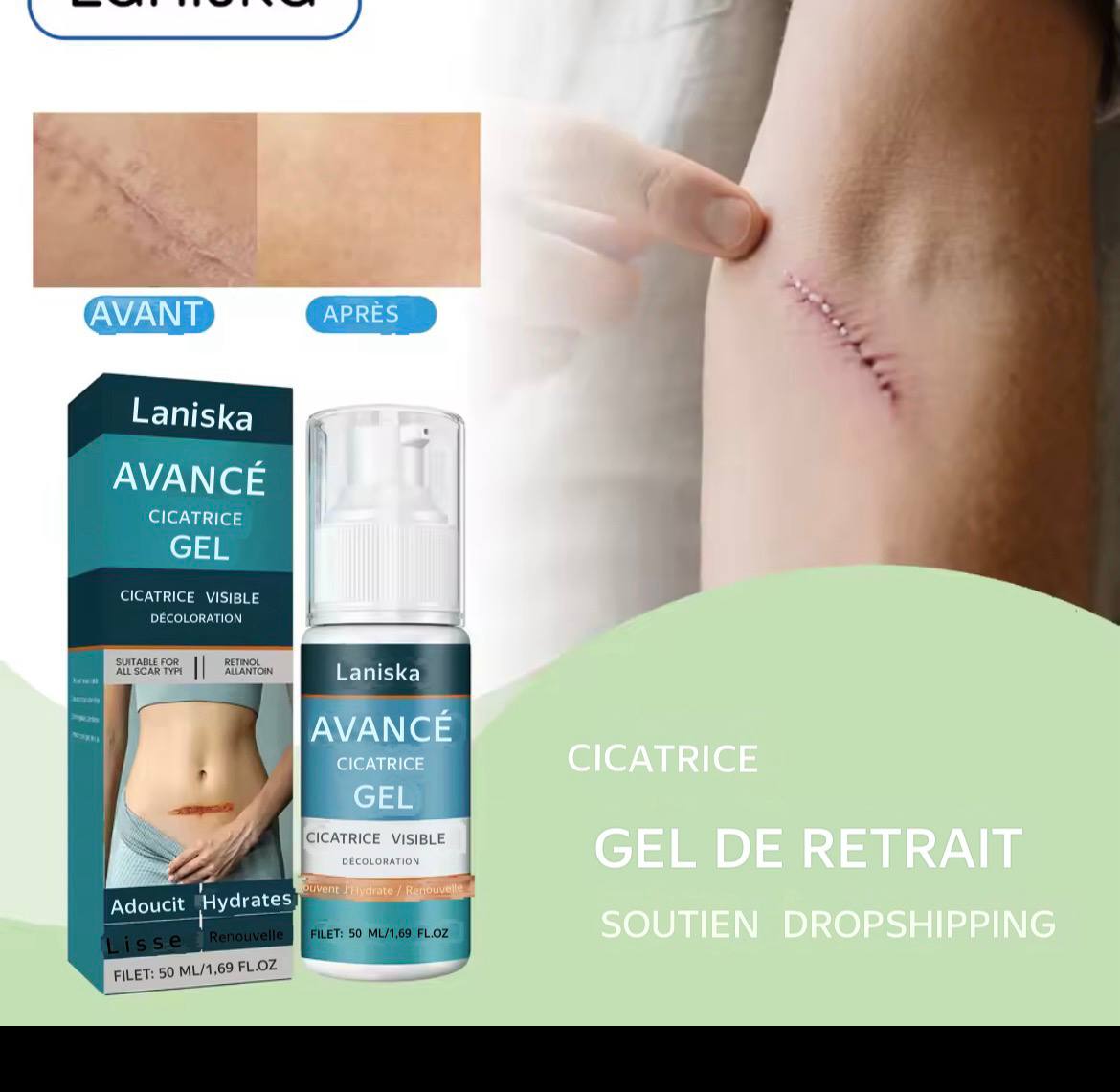 Gel Avancé Anti-Cicatrices Mooyam"